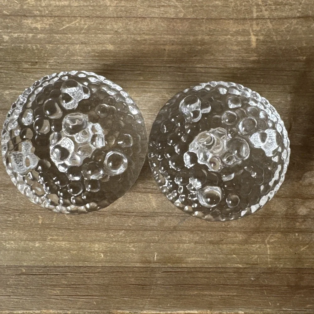 2 Vintage Iitala Finland Ultima Thule Glass Candle Holder Tapio Wirkkala MCM - Picture 7 of 7